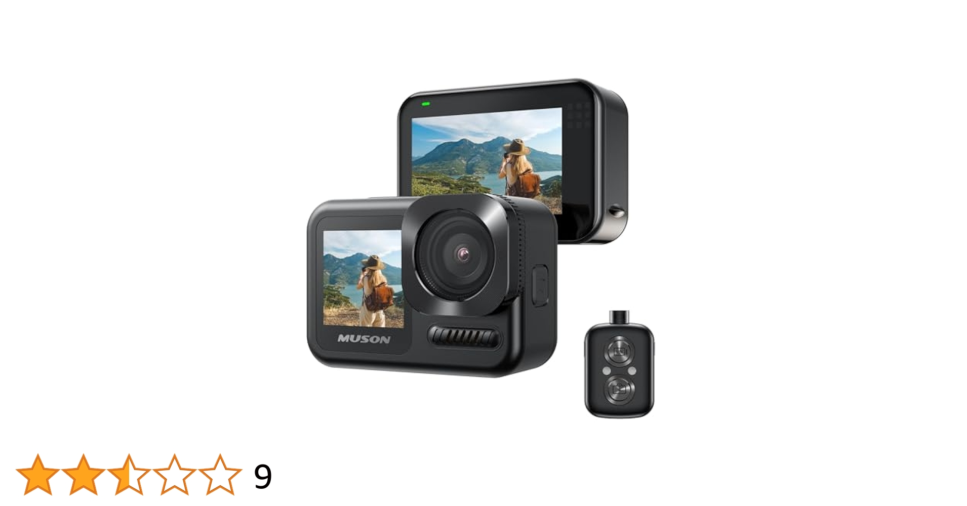 MUSONのカメラ Amazon | MUSON(ムソン) アクションカメラ 【防水ケース付き 40M